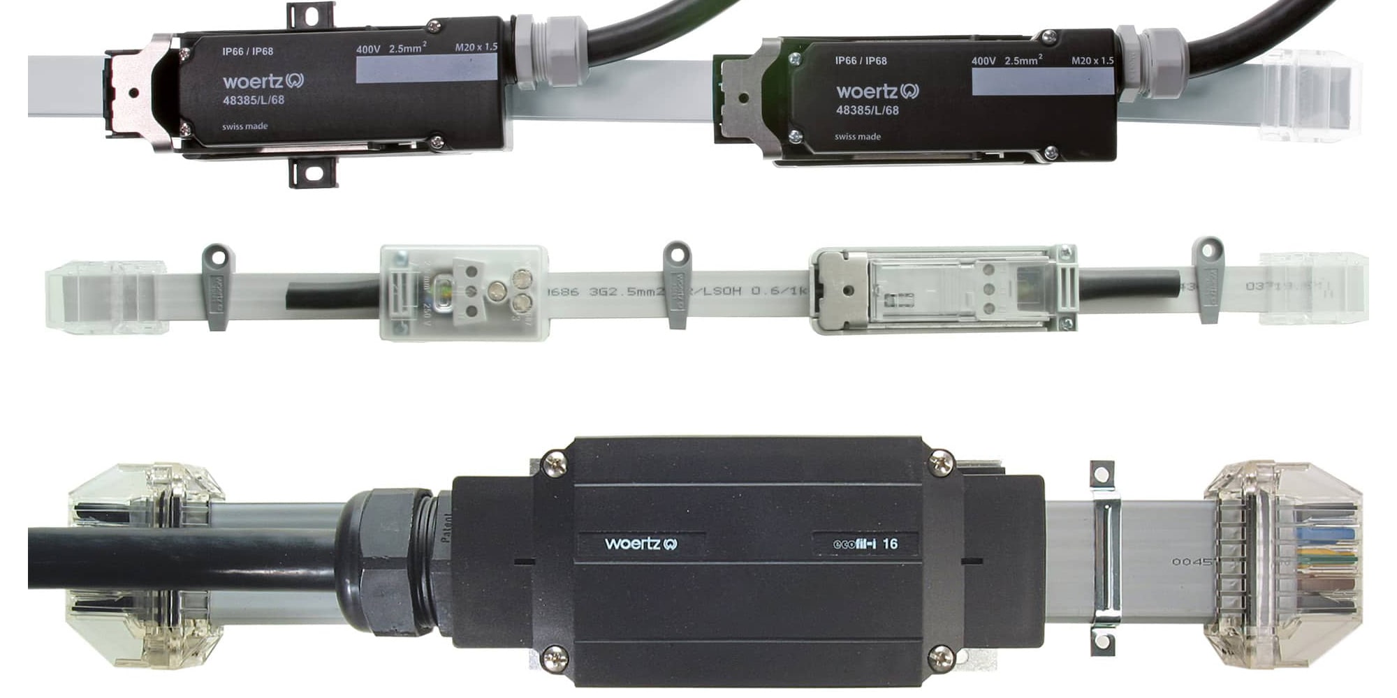 Systèmes de câbles plats IP65 - IP68