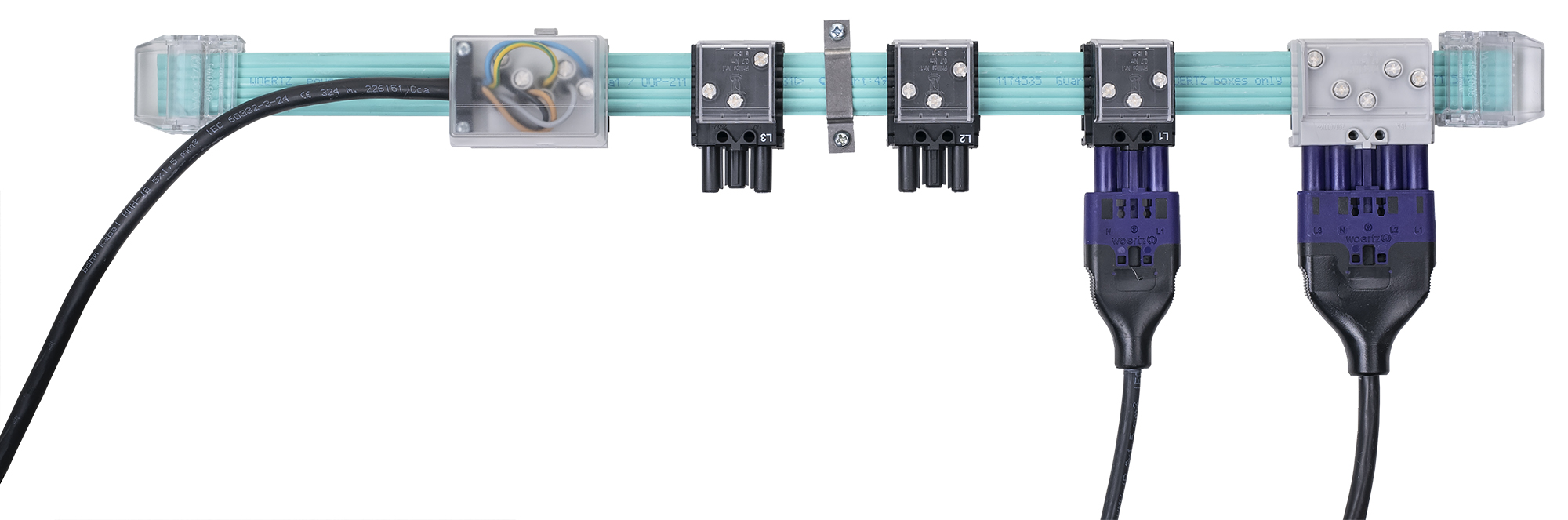 System - Flat cable system Power 5G2.5 mm² - Electrical installation  technology