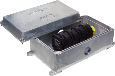 Aluminum - cast - junction boxes civil protection 257x147x104 mm