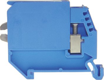 Neutralleiter-Trennklemme DIN35 4mm2 blau