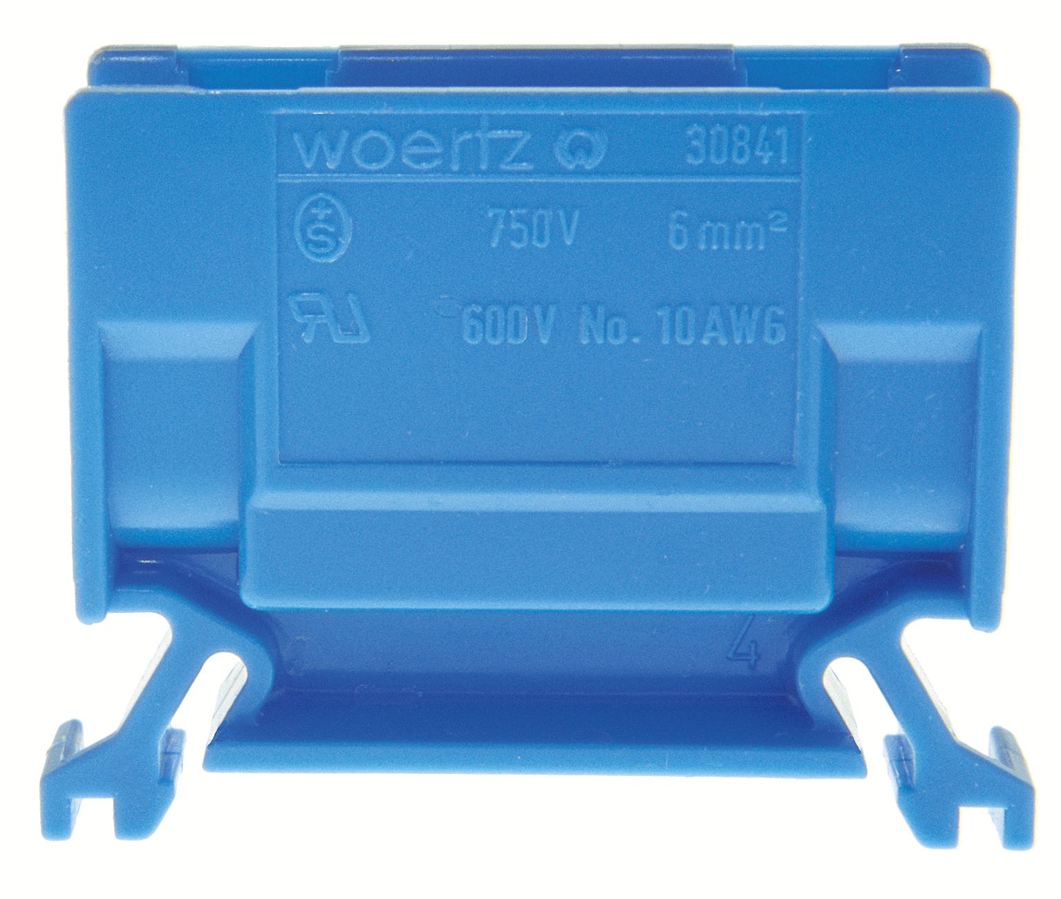 Abzweigklemme DIN35 6mm2 blau