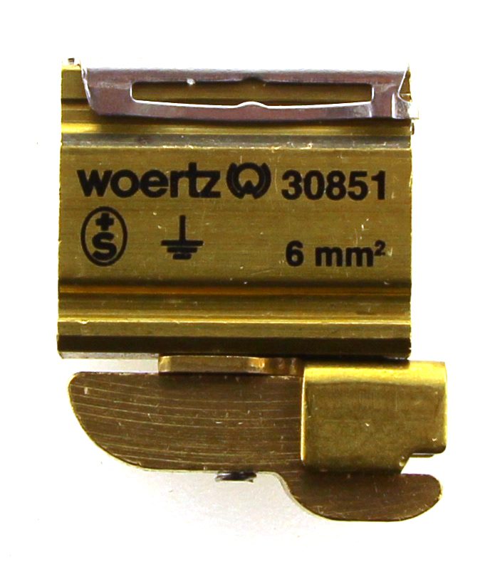 Schutzleiter-Abzweigklemmen DIN32 6mm2 blank
