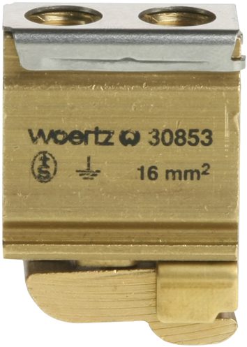 Schutzleiter-Abzweigklemmen DIN32 16mm2 blank 27x13x26 mm