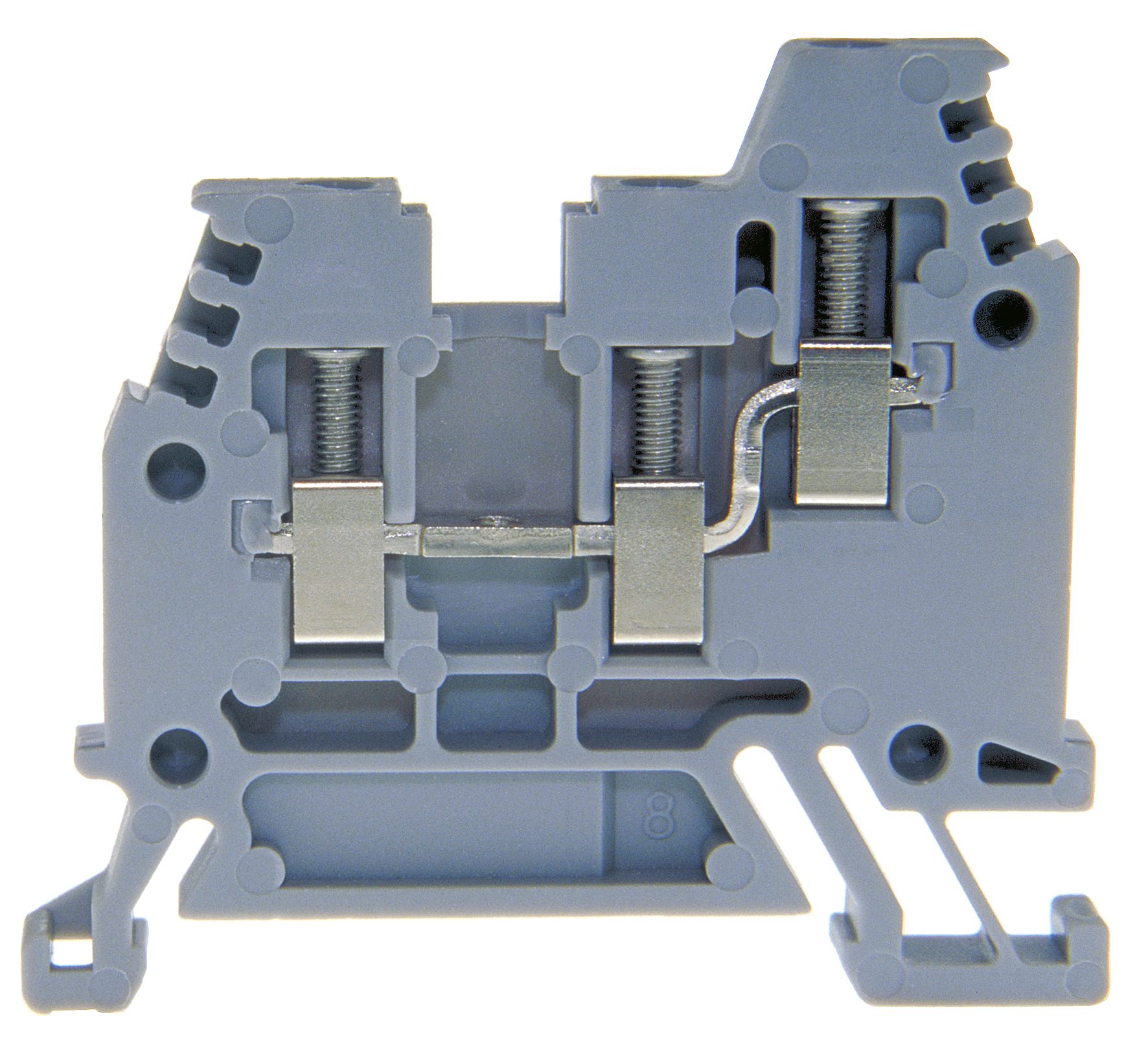 Y-Reihenklemme DIN35 2.5mm² grau