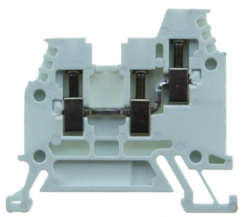 Y-Reihenklemme DIN35 2.5mm² weiss