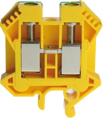 Reihenklemme DIN32 16mm2 grüngelb isoliert
