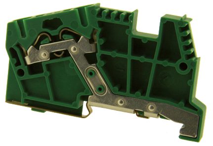 Schraub-Federklemme 4mm2 grün