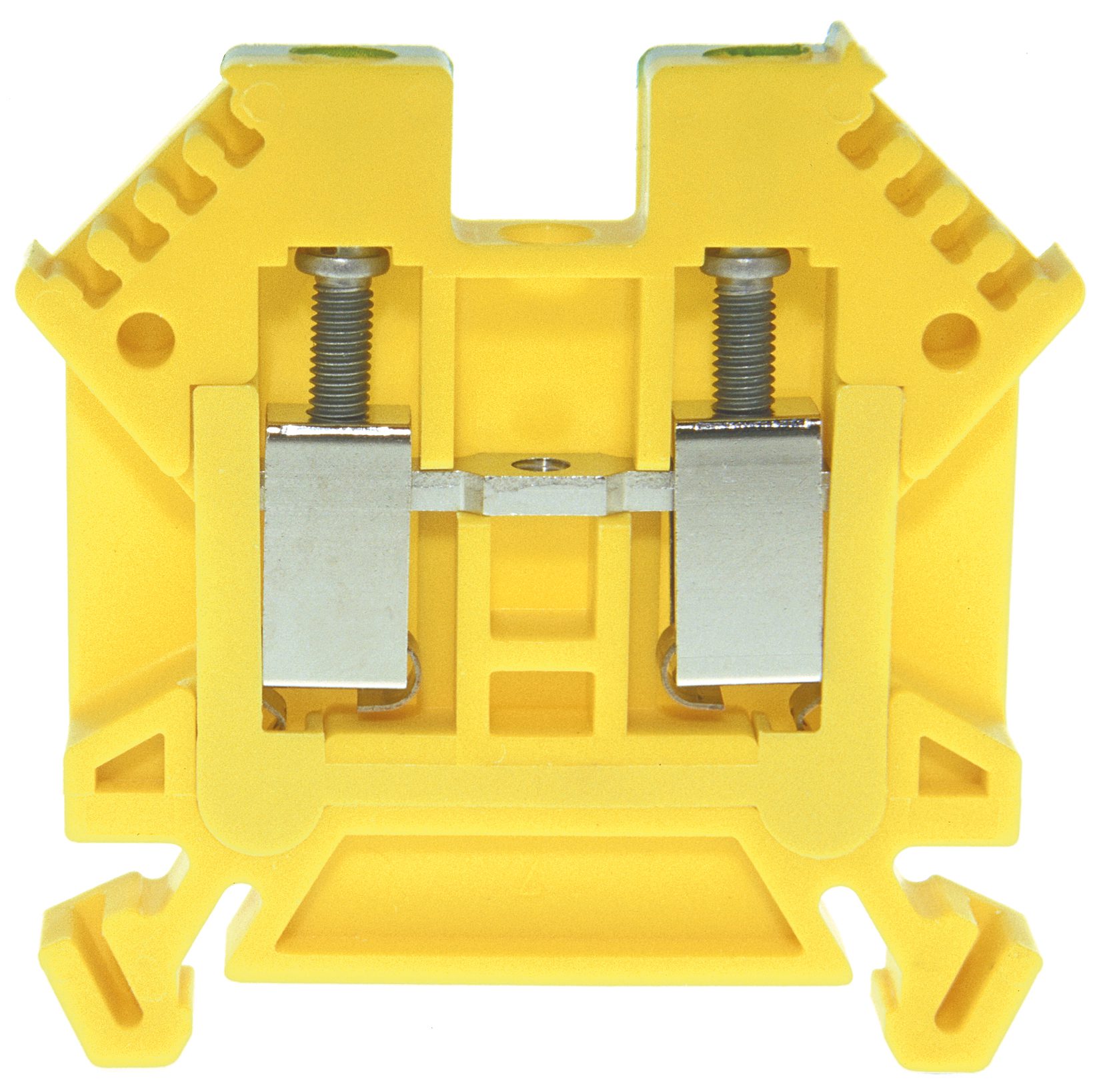 Reihenklemme DIN35 4mm² 49x6x45mm grüngelb isoliert