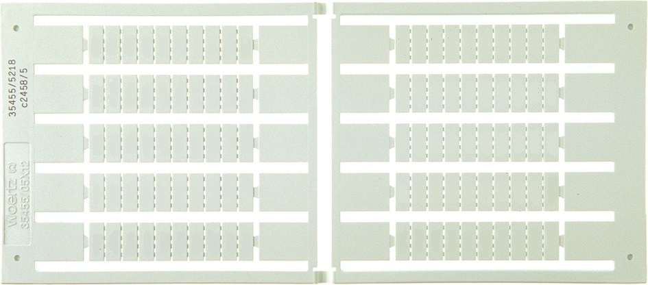 Bezeichnungskarte 5x5mm unbeschriftet
