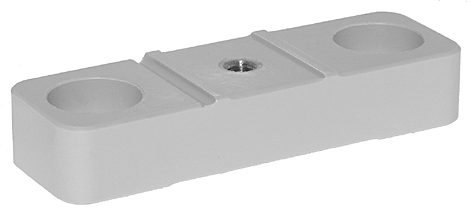Schienenträger aus Duroplast hellgrau Schienenträger aus Duroplast hellgrau