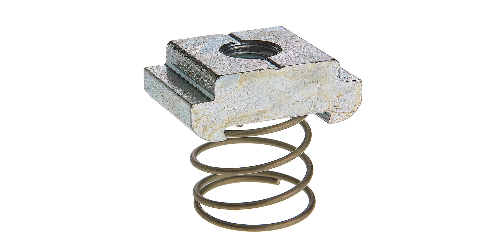 Nutensteine C30 M4 ohne Schraube, mit Feder