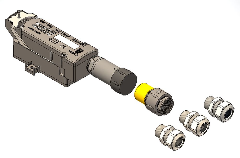 Abzweigdose FK power IP 5G6mm² IP68 ST M20x1.5 Ø6-15mm² Bef.