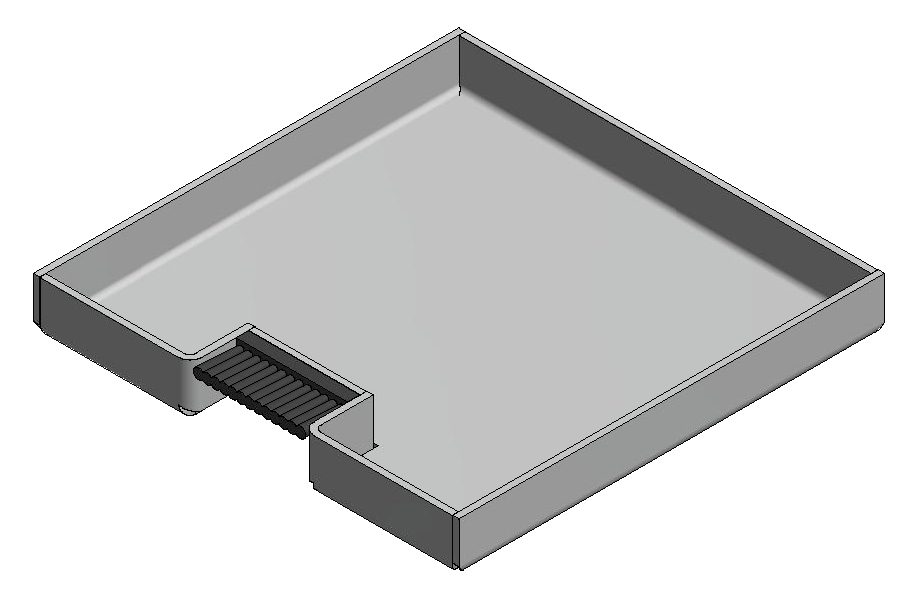 Al-Deckel mit Rand WAK22 214 1BL