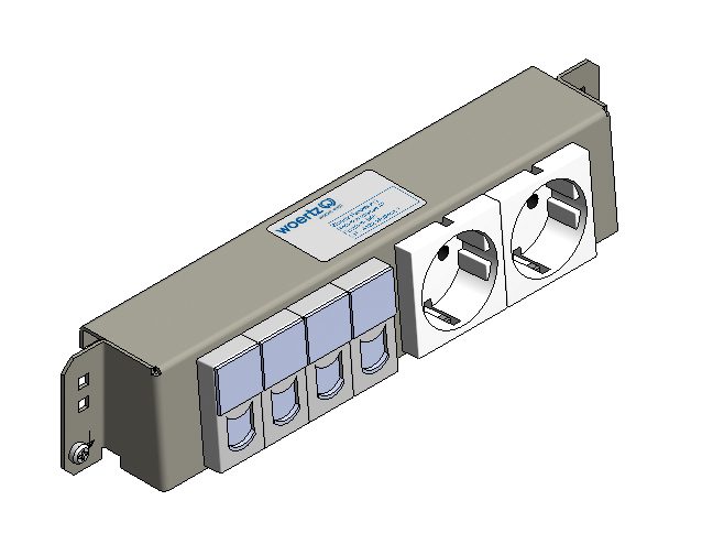 Einbausatz 4-8LM stehend leer BOK