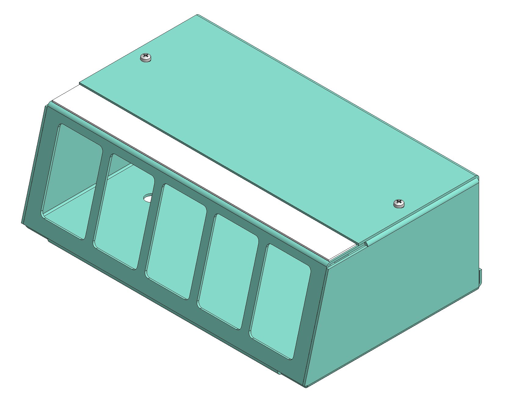 Anschlusskasten Scs5FLF stehend leer DAK