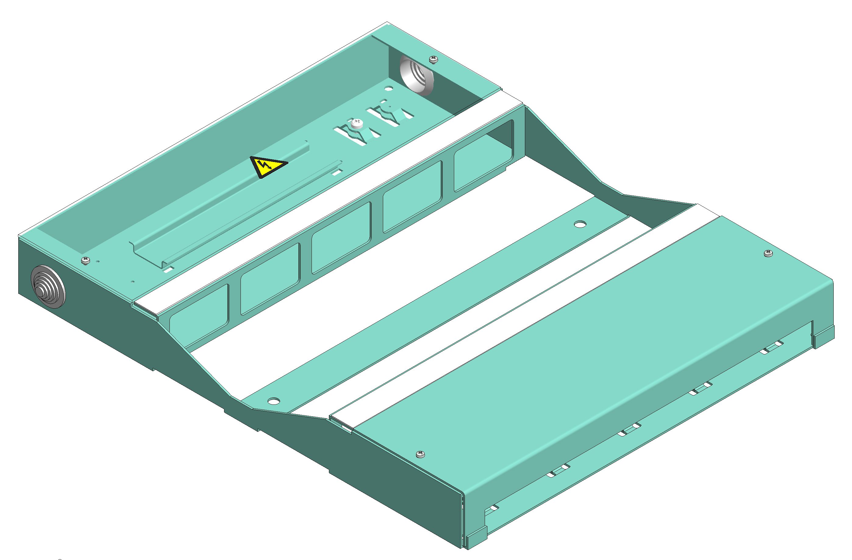 Anschlusskasten 2x5FLF liegend leer DAK