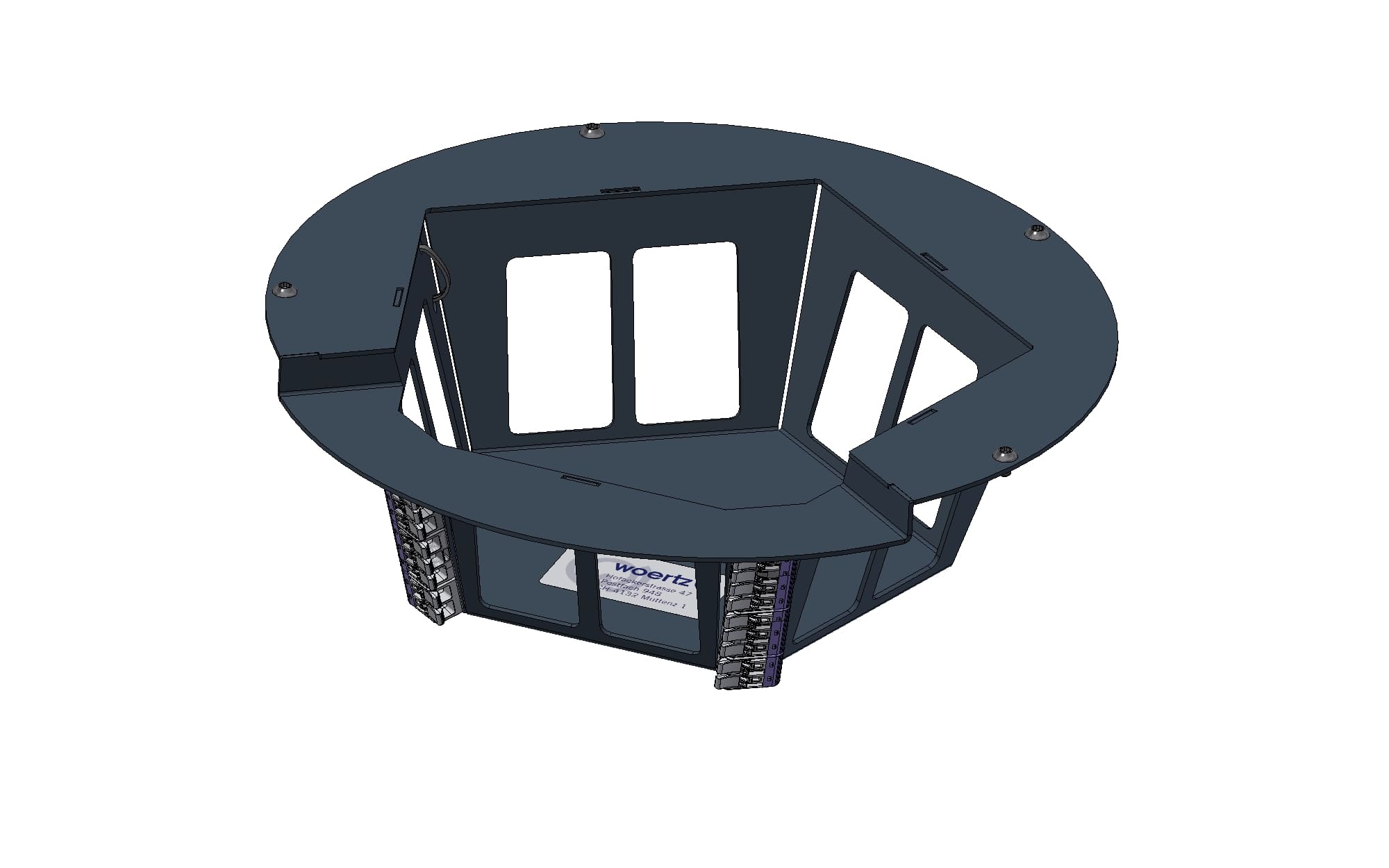 Einbauschale 10FLF DAK/BAK Ø280 stehend