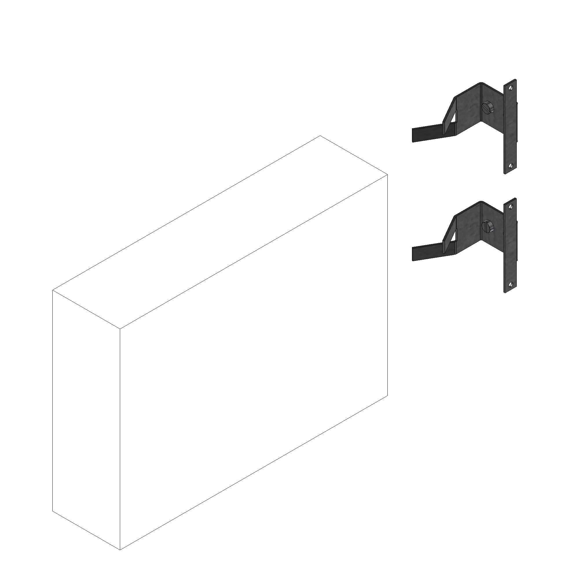 Einbetonier-Set WAD 250x180x65 Einbetonier-Set WAD 250x180x65