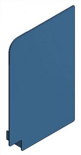Abschlusswand l Radius FnW KDK 220x150 Abschlusswand l Radius FnW KDK 220x150