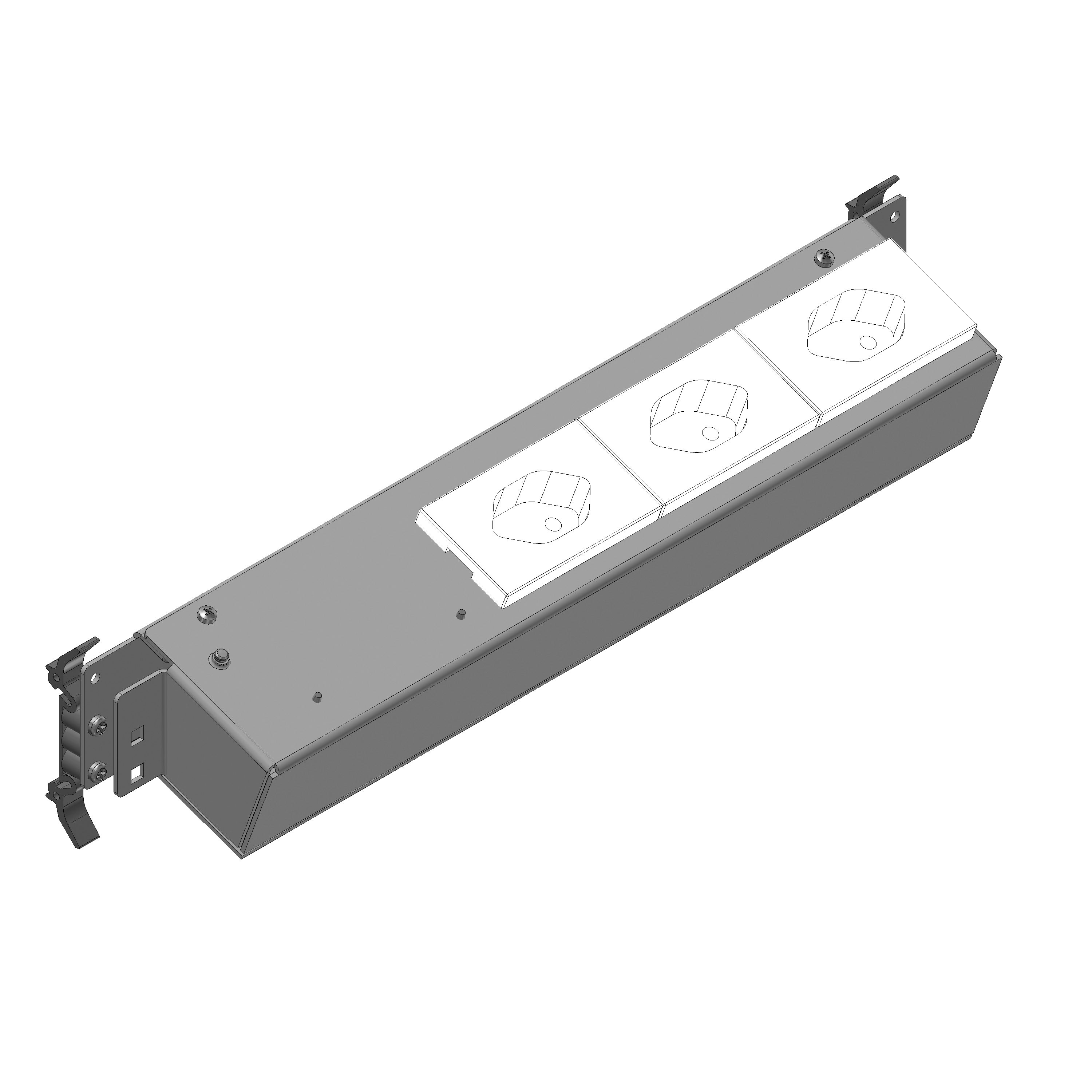 Einbausatz Sts 3FLF liegend leer KDK