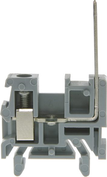 Wire-Wrap terminal DIN15 1.5mm2 grey