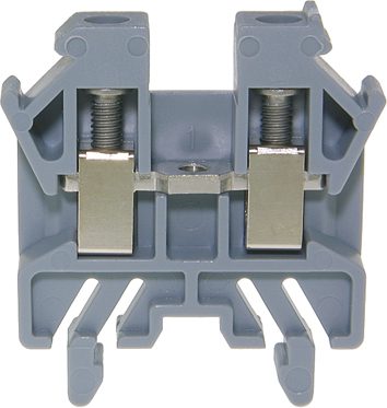 Small screw terminal DIN15 2.5mm2 grey