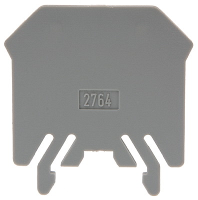 End barrier DIN15 grey to 2760