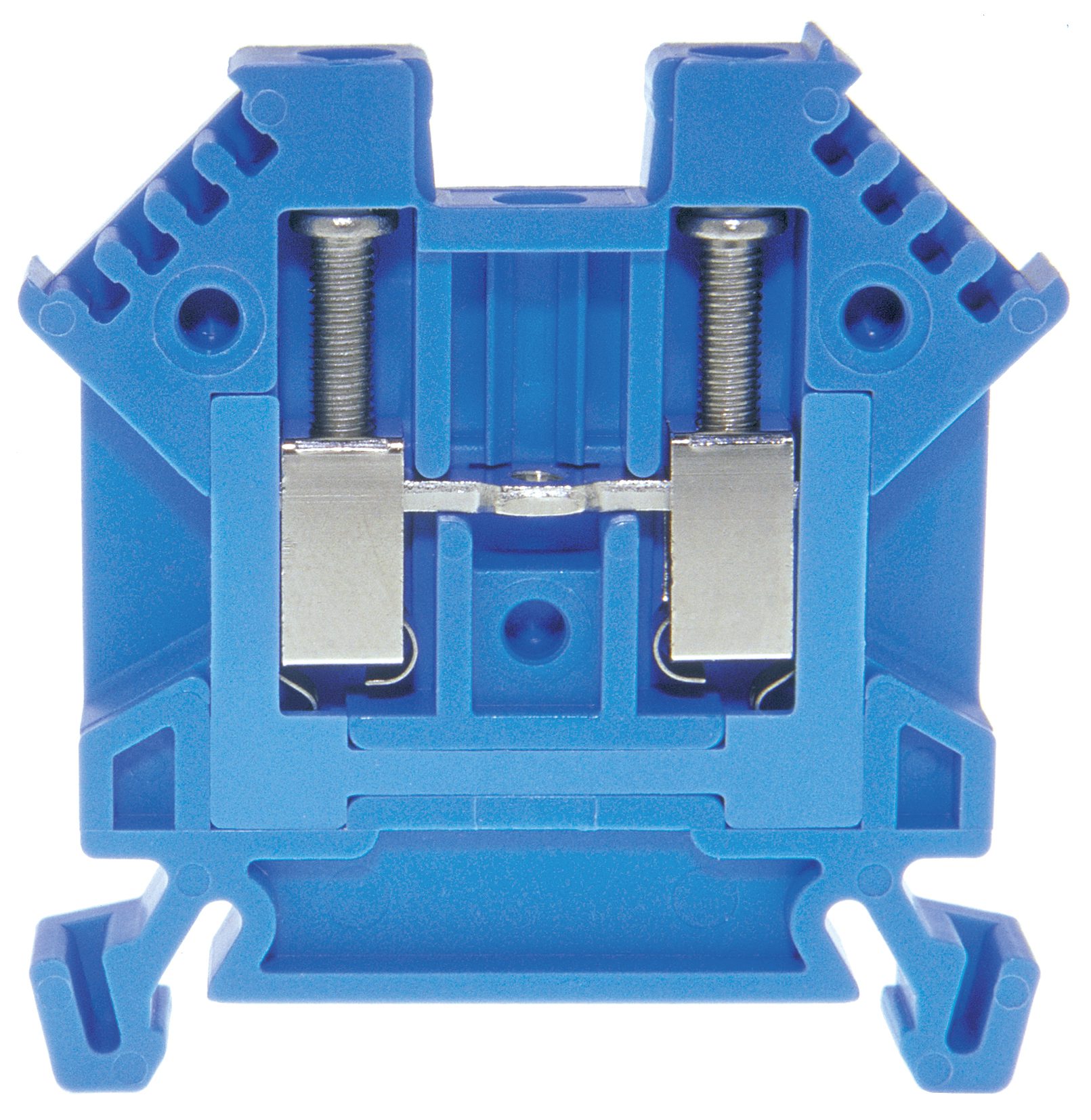 Terminal block DIN35 2.5mm² 46x6x43mm blue