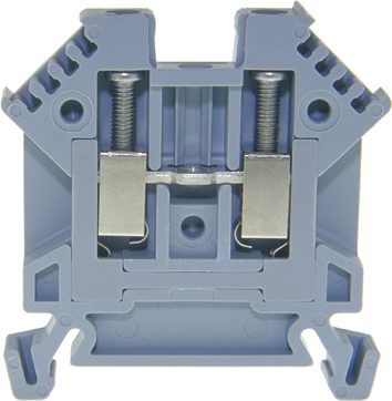 Terminal block DIN35 2.5mm² 46x6x43mm gray