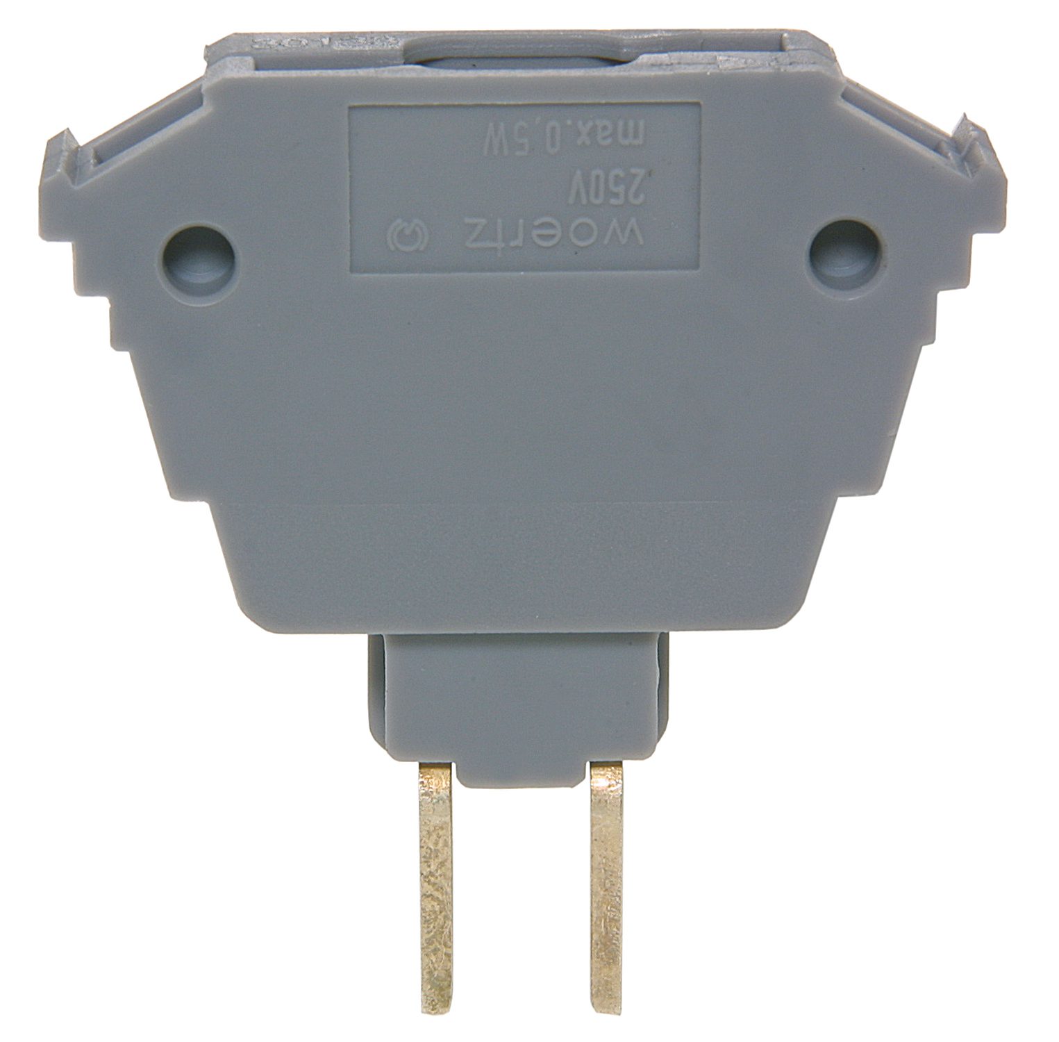 Diode plug with rectifier diode black