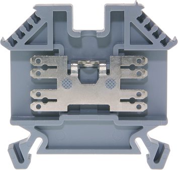 Flat connector terminals DIN35 2.5mm² gray