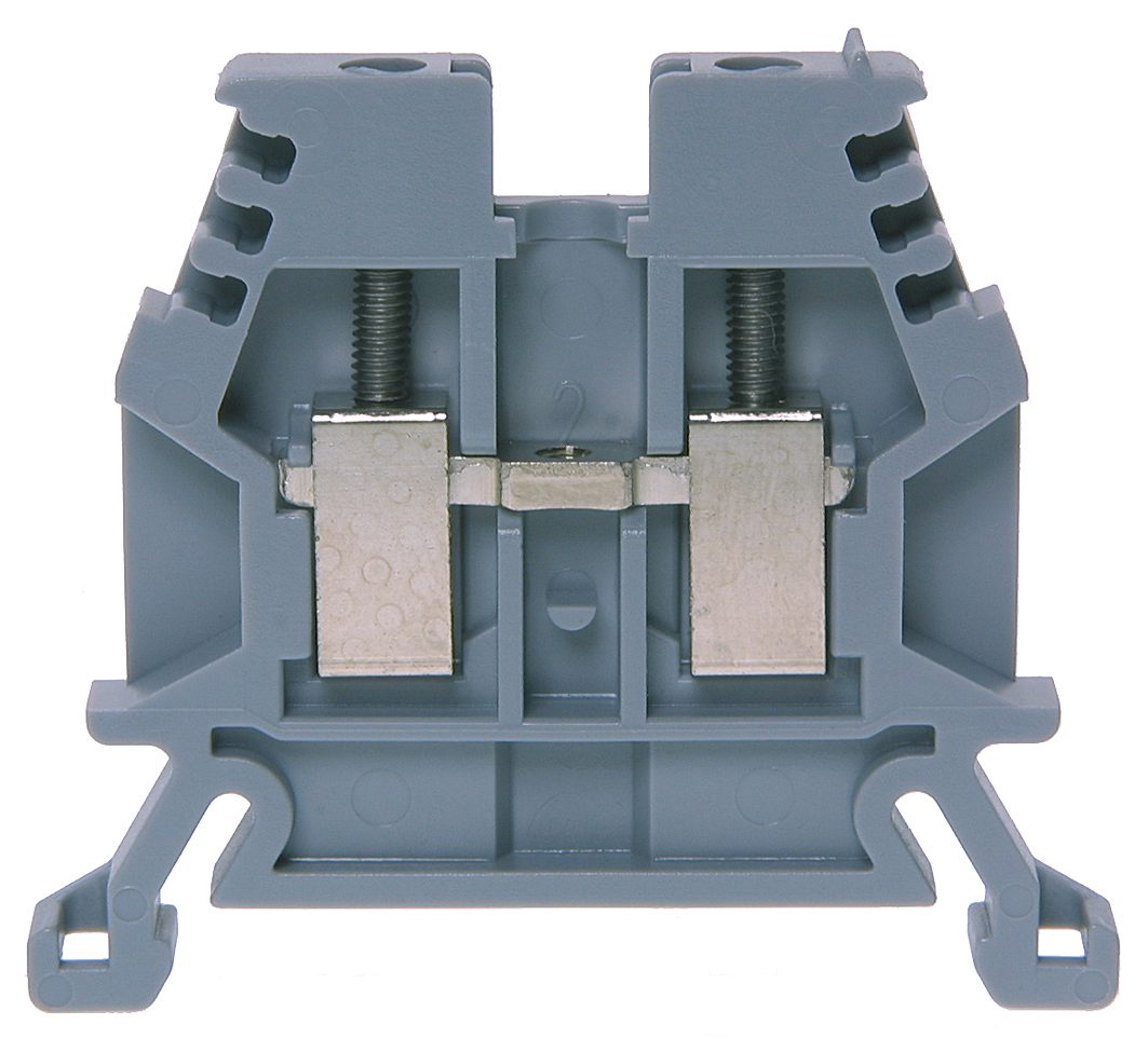 Terminal block DIN35 2.5mm² brown