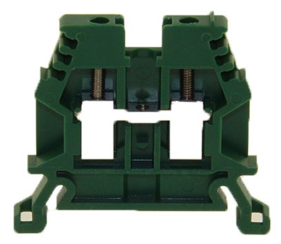Terminal block DIN35 2.5mm² green