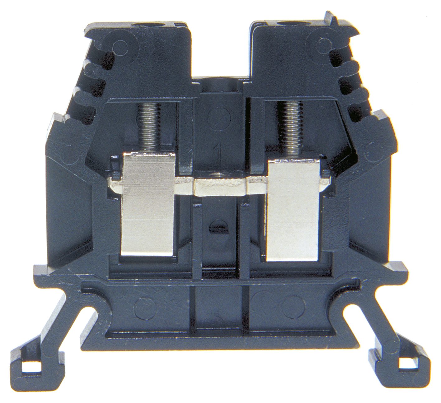 Terminal block DIN35 2.5mm² black