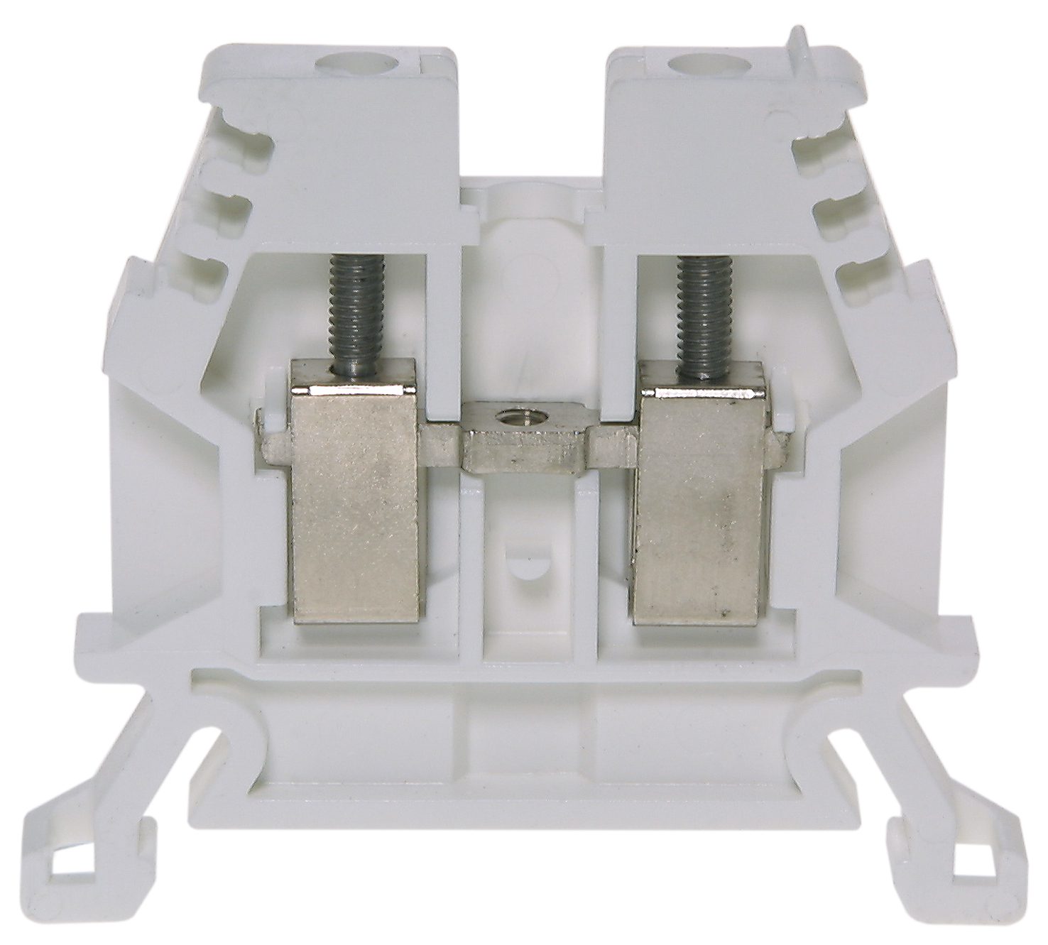 Terminal block DIN35 2.5mm² white