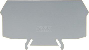 End barrier DIN35 grey to 30146
