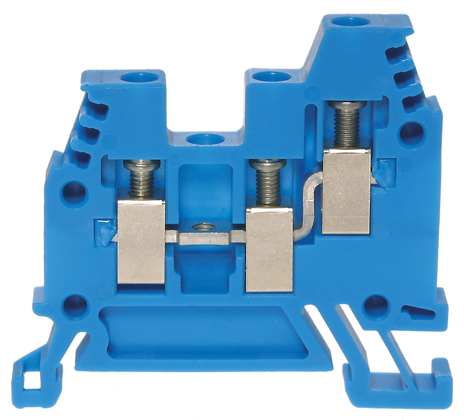 Y terminal block DIN35 4mm² blue