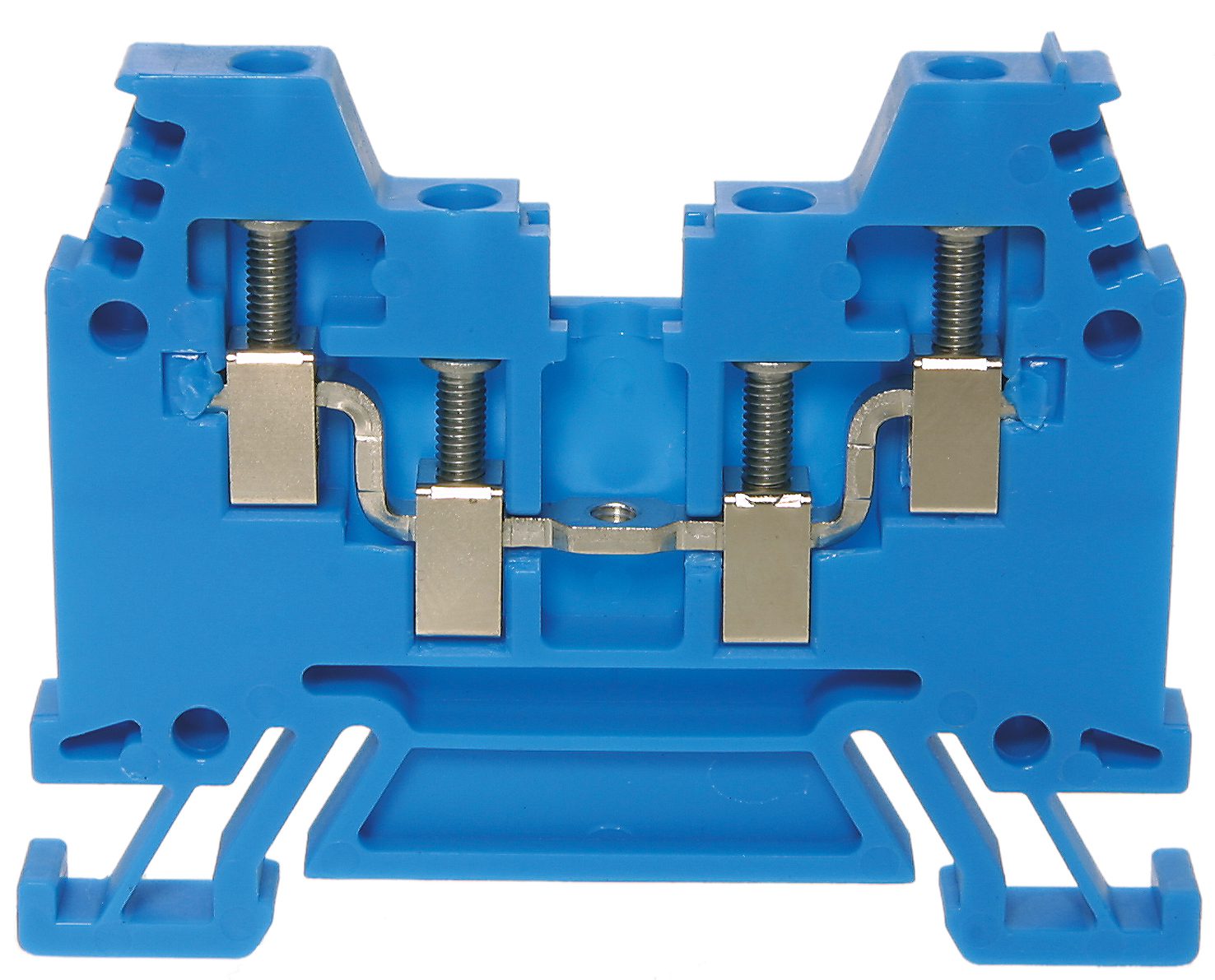 X terminal block DIN35 2.5mm² blue