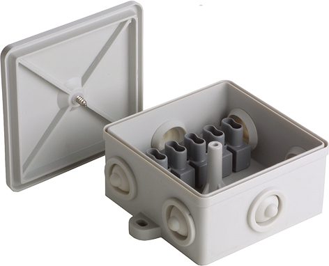 Junction box, 90x90x54mm Junction box, 90x90x54mm