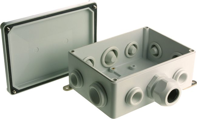 Junct. box 120x120x68mm 5x6mm2 3L-N-PE Junct. box 120x120x68mm 5x6mm2 3L-N-PE