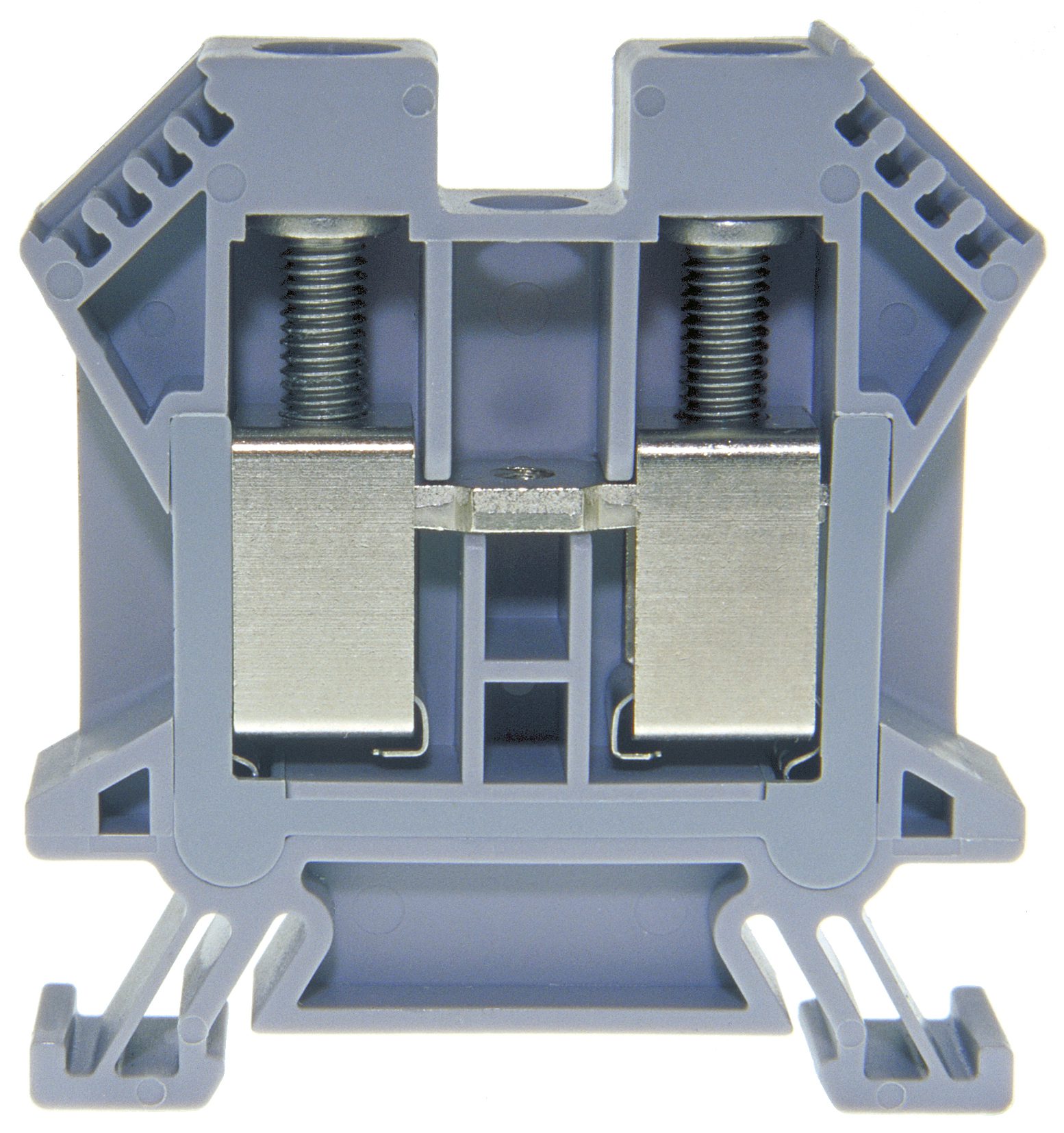 Terminal block DIN35 16mm² 55x11x55 mm gray