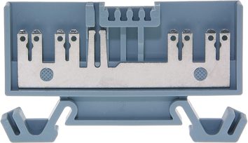 Flat connector terminals DIN35 2.5mm² gray