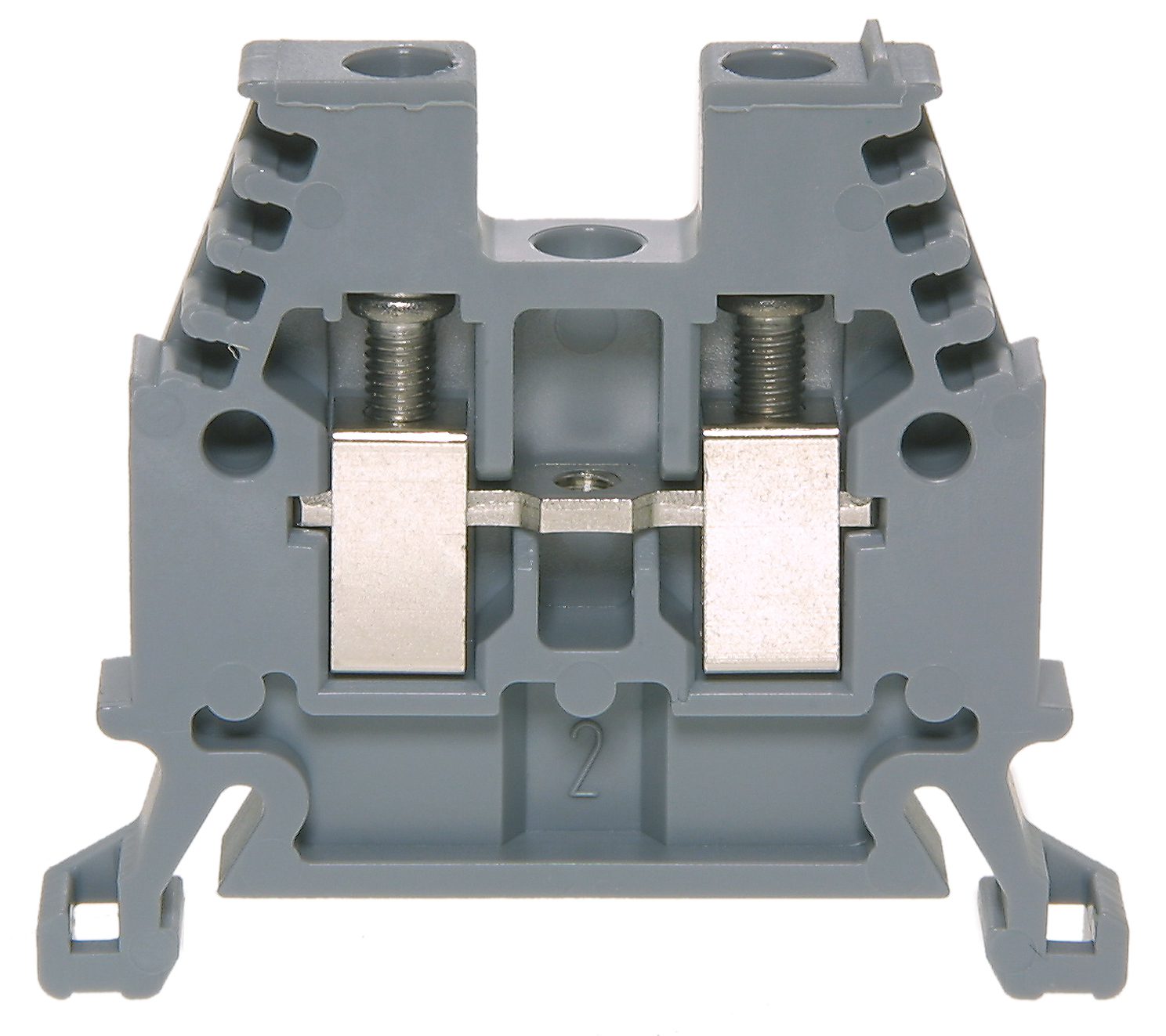 Terminal block DIN35 4mm² 45x6x36mm gray