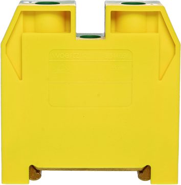 Terminal block DIN35 35mm² green yellow insulated