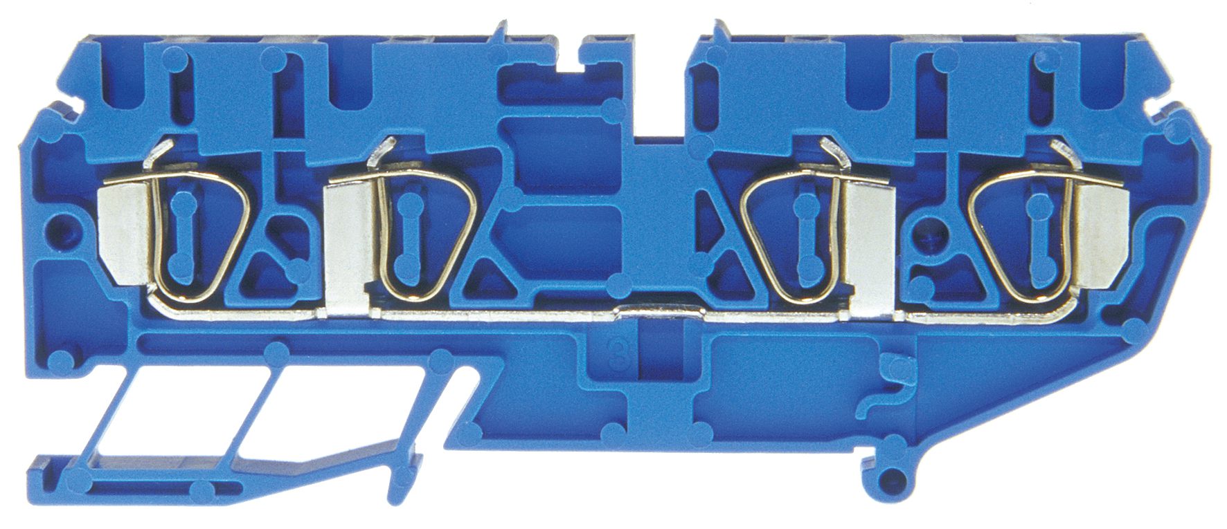 Tension clamp terminal DIN35 2.5mm² blue
