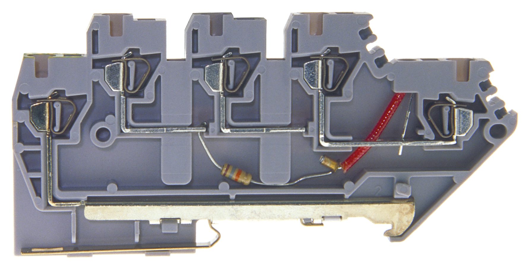 PE initiator spring-cage terminal 2VP 1.5mm² 96x5x40mm LED