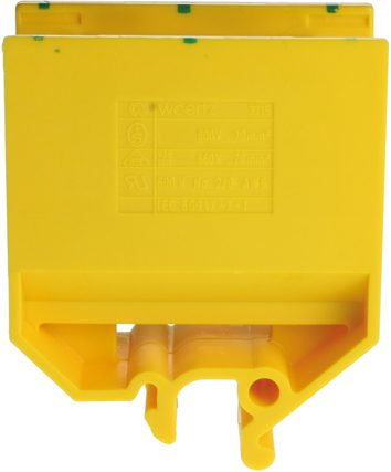 Branching terminal DIN32 70mm2 green/yellow