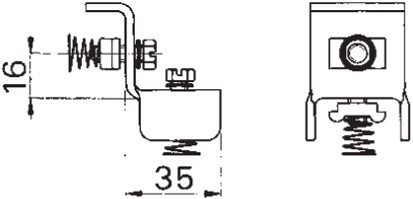 Crossing piece single