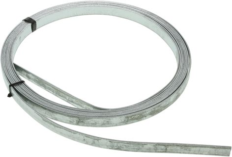 Earth strap steel strip black 30x3 mm