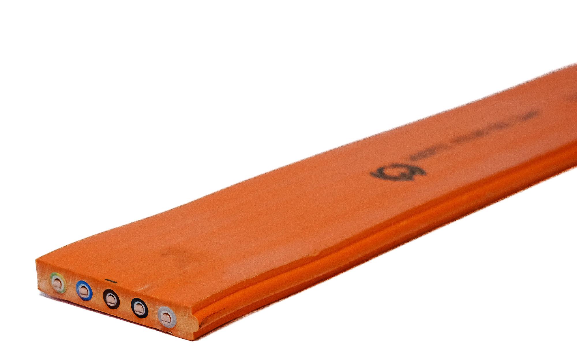 Flat cable FE180/E90 5G2.5 orange